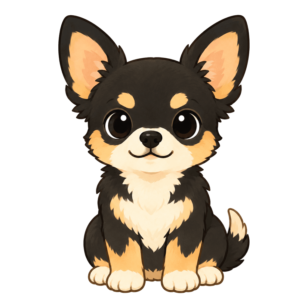 きなこ(チワワ)のイラスト